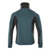 Mascot Advanced 17484 Sweatshirt With Zipper Dark Petroleum Black