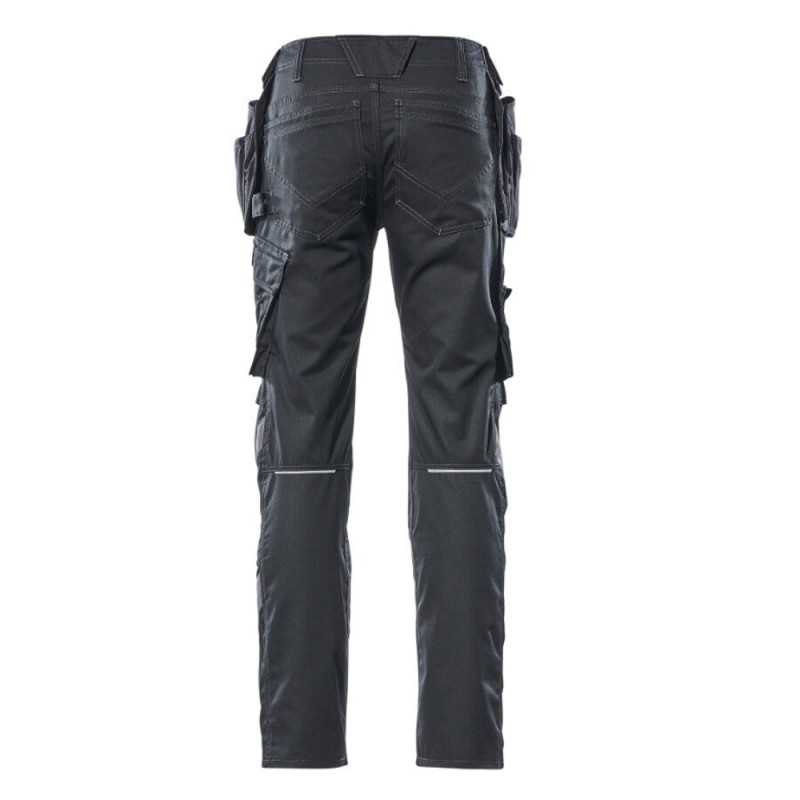 Mascot Unique 17731 Trousers With Kneepad Pockets And Holster Pockets Black