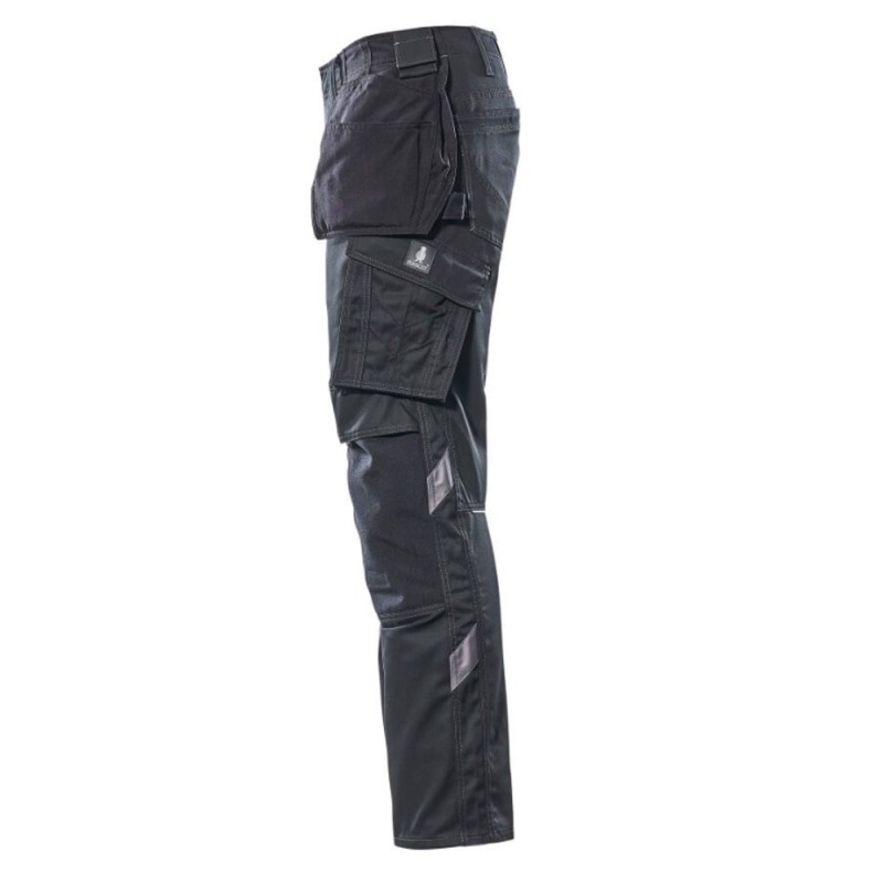 Mascot Unique 17731 Trousers With Kneepad Pockets And Holster Pockets Black