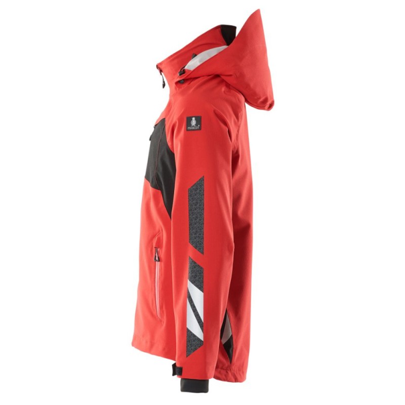 Mascot Accelerate 18001 Outer Shell Jacket Traffic Red Black