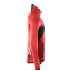 Mascot Accelerate 18003 Fleece Jumper With Half Zip Traffic Red Black