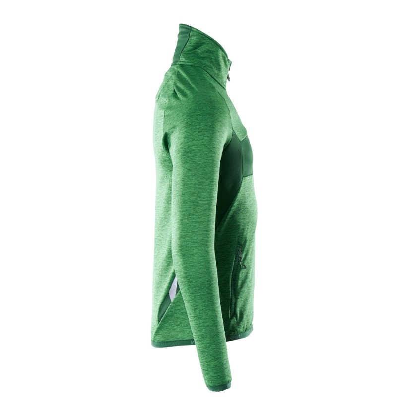 Mascot Accelerate 18003 Fleece Jumper With Half Zip - Grass Green/green