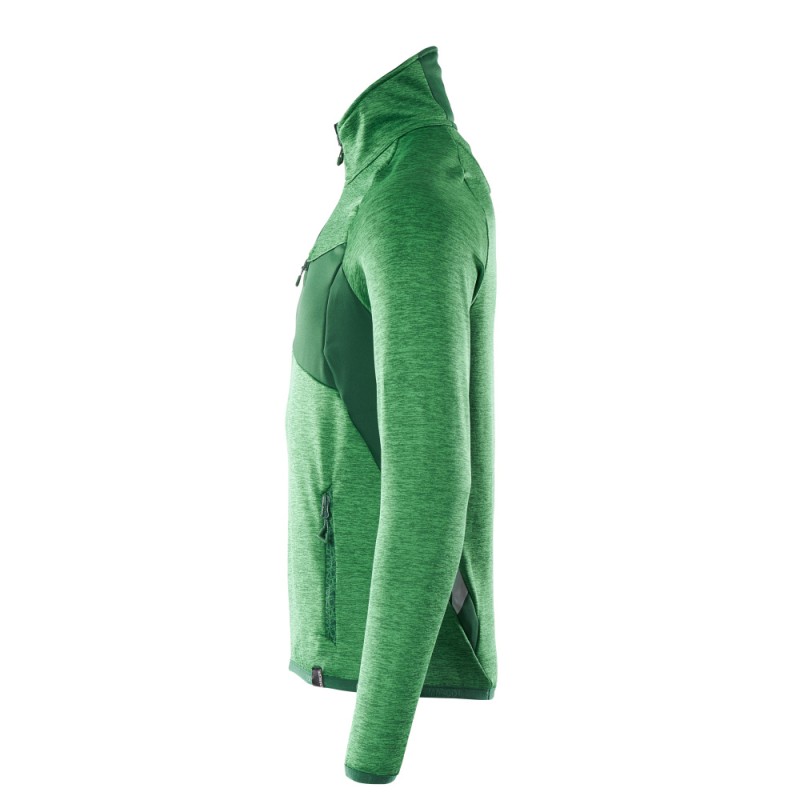 Mascot Accelerate 18003 Fleece Jumper With Half Zip - Grass Green/green