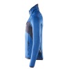 Mascot Accelerate 18003 Fleece Jumper With Half Zip Azure Blue Dark Navy