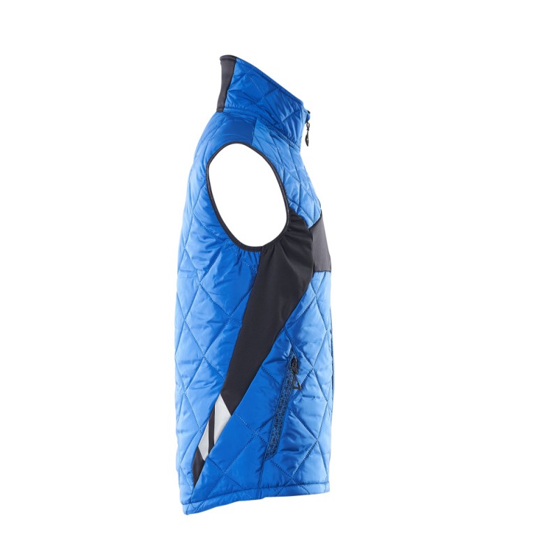 Mascot Accelerate 18065 Winter Gilet - Azure Blue/dark Navy