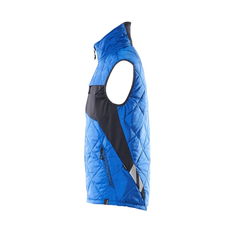Mascot Accelerate 18065 Winter Gilet - Azure Blue/dark Navy