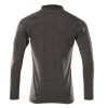 Mascot Accelerate 18081 Polo Shirt Long-sleeved Dark Anthracite Flecked Black