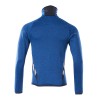 Mascot Accelerate 18103 Fleece Jumper With Zipper Azure Blue Dark Navy