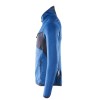 Mascot Accelerate 18103 Fleece Jumper With Zipper Azure Blue Dark Navy