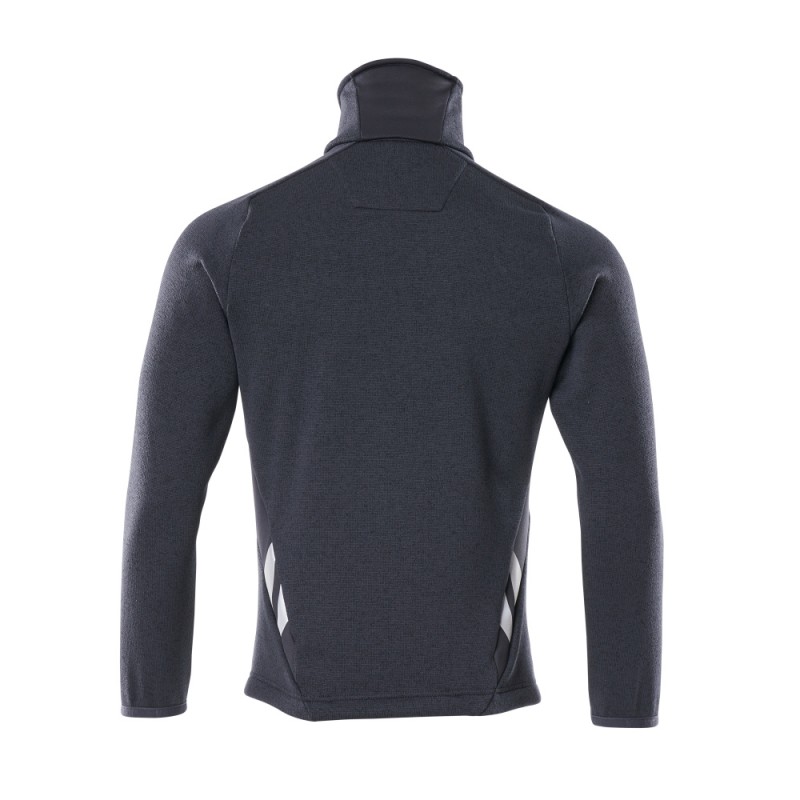 Mascot Accelerate 18105 Knitted Jumper With Zipper Dark Navy