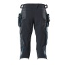 Mascot Accelerate 18249 3/4 Length Pants With Kneepad Pockets And Holster Pockets - Dark Navy