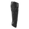 Mascot Accelerate 18249 3/4 Length Pants With Kneepad Pockets And Holster Pockets - Black