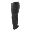 Mascot Accelerate 18249 3/4 Length Pants With Kneepad Pockets And Holster Pockets - Black