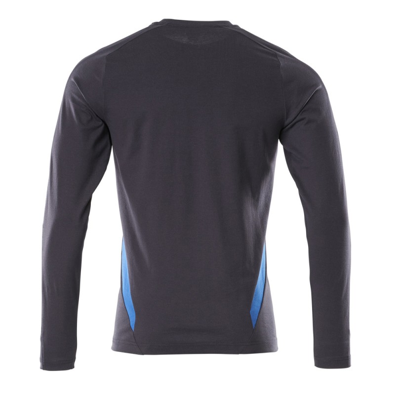 Mascot Accelerate 18381 T-shirt Long-sleeved Dark Navy Azure Blue