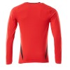Mascot Accelerate 18381 T-shirt Long-sleeved Traffic Red Black