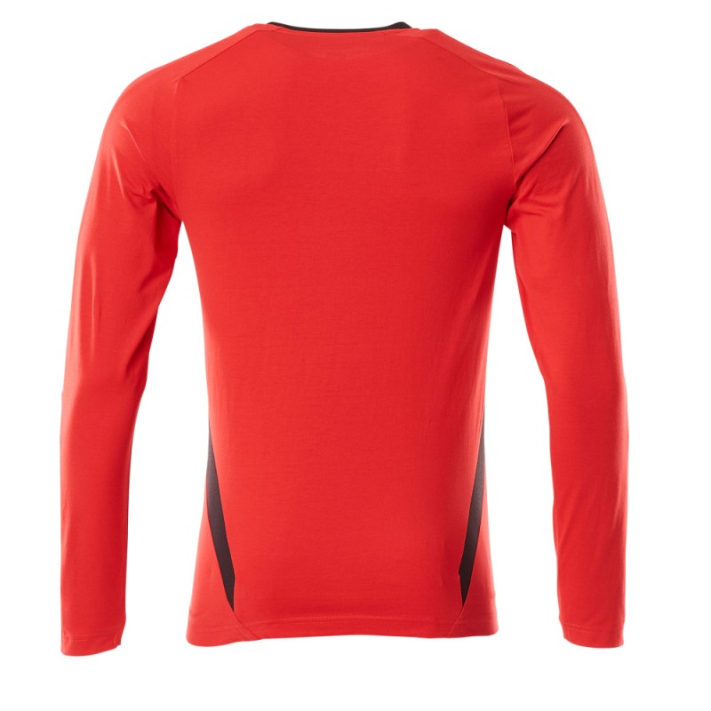 Mascot Accelerate 18381 T-shirt Long-sleeved Traffic Red Black