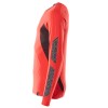 Mascot Accelerate 18381 T-shirt Long-sleeved Traffic Red Black