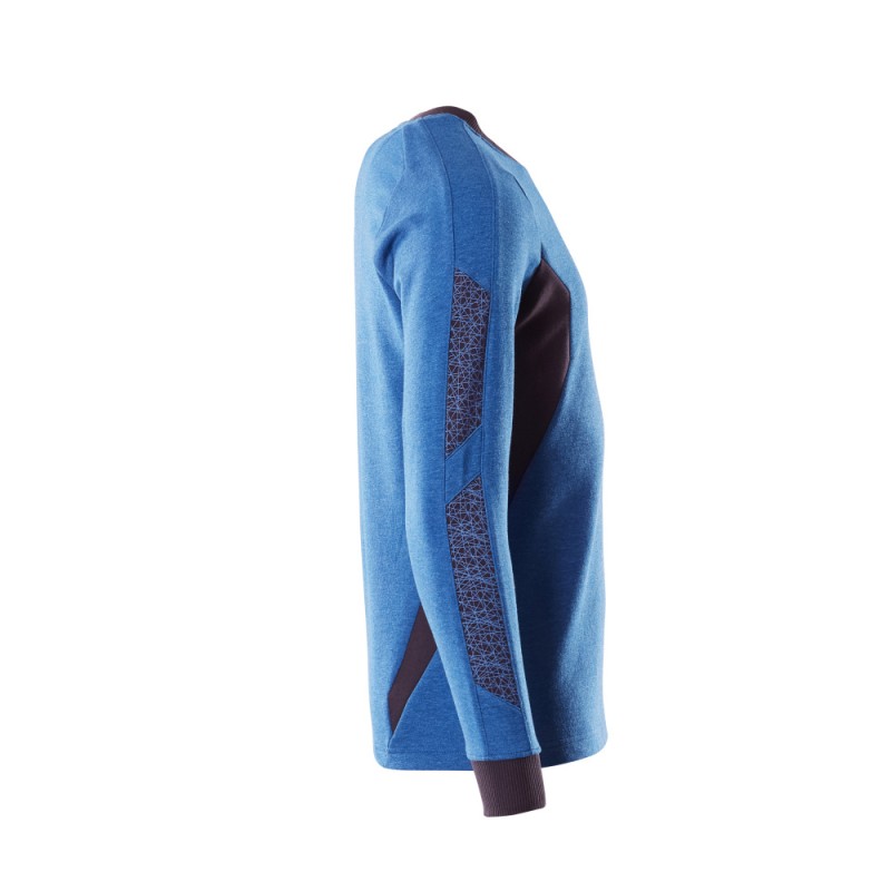 Mascot Accelerate 18384 Modern Fit Sweatshirt Azure Blue Dark Navy