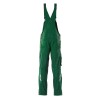 Mascot Accelerate 18569 Bib & Brace With Kneepad Pockets - Green