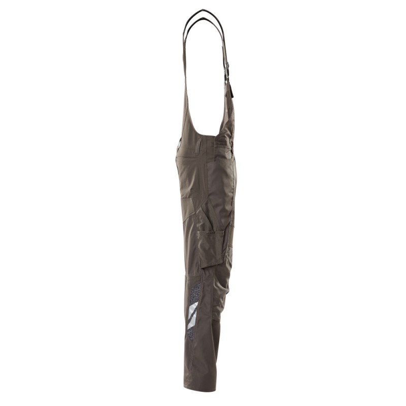Mascot Accelerate 18569 Bib & Brace With Kneepad Pockets - Dark Anthracite