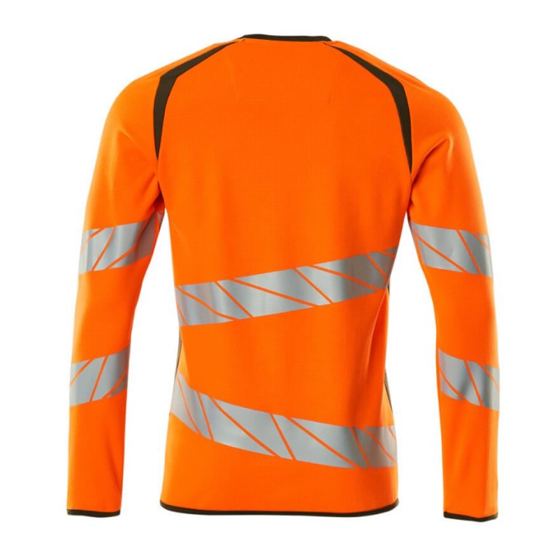 Mascot Accelerate 19084 Sweatshirt Hi-Vis Orange Moss Green
