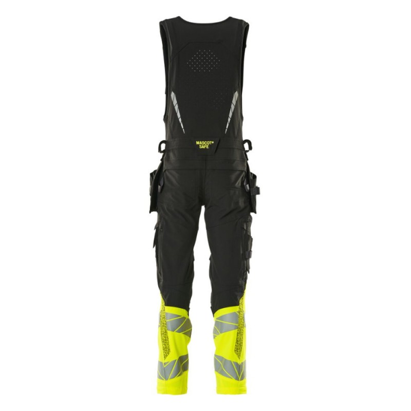 Mascot Accelerate 19169 Combi Suit Black Hi-Vis Yellow