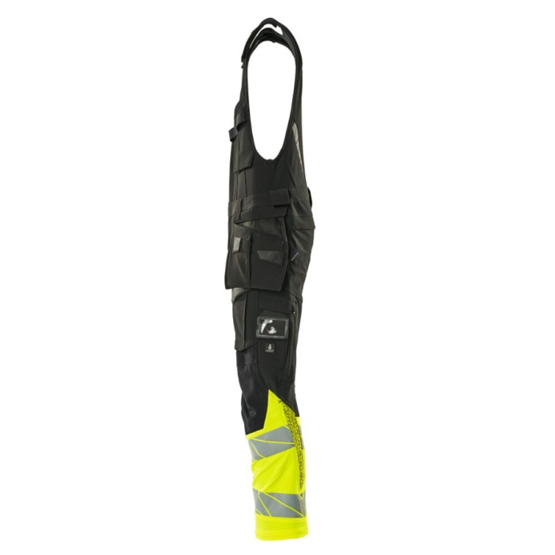 Mascot Accelerate 19169 Combi Suit Black Hi-Vis Yellow