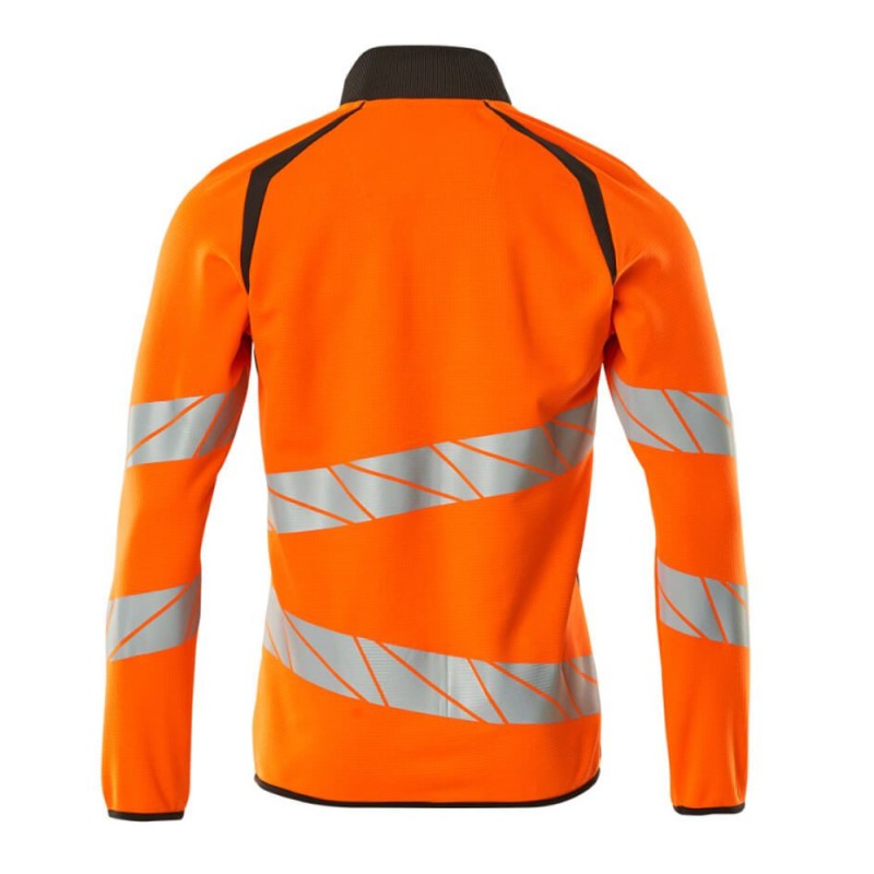 Mascot Accelerate 19184 Sweatshirt With Zipper Hi-Vis Orange Dark Anthracite