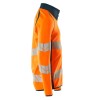Mascot Accelerate 19184 Sweatshirt With Zipper Hi-Vis Orange Dark Petroleum