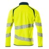Mascot Accelerate 19184 Sweatshirt With Zipper Hi-Vis Yellow Dark Petroleum