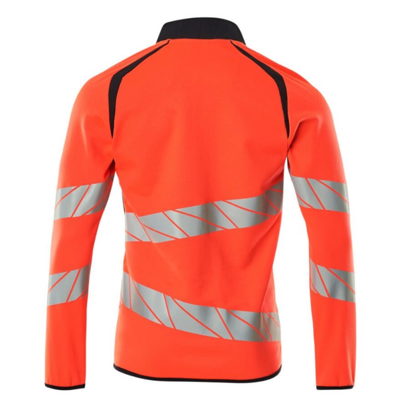 Mascot Accelerate 19184 Sweatshirt With Zipper Hi-Vis Red Dark Anthracite