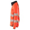 Mascot Accelerate 19184 Sweatshirt With Zipper Hi-Vis Red Dark Anthracite