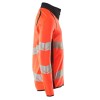 Mascot Accelerate 19184 Sweatshirt With Zipper Hi-Vis Red Dark Anthracite