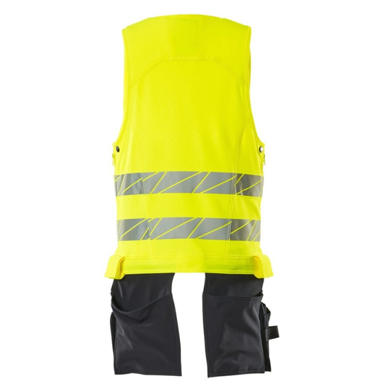 Mascot Accelerate 19589 Tool Vest Hi-Vis Yellow Dark Navy