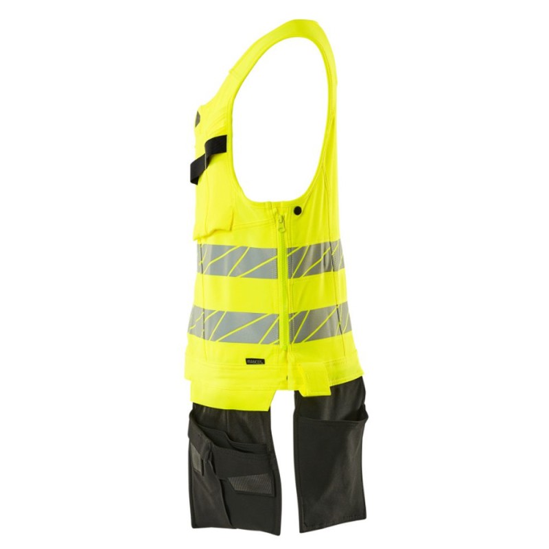 Mascot Accelerate 19589 Tool Vest Hi-Vis Yellow Dark Black