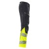 Mascot Accelerate 19879 Trousers With Kneepad Pockets Dark Navy Hi-Vis Yellow