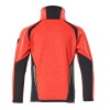 Mascot Accelerate 19903 Fleece Jumper For Children Hi-Vis Red Dark Navy