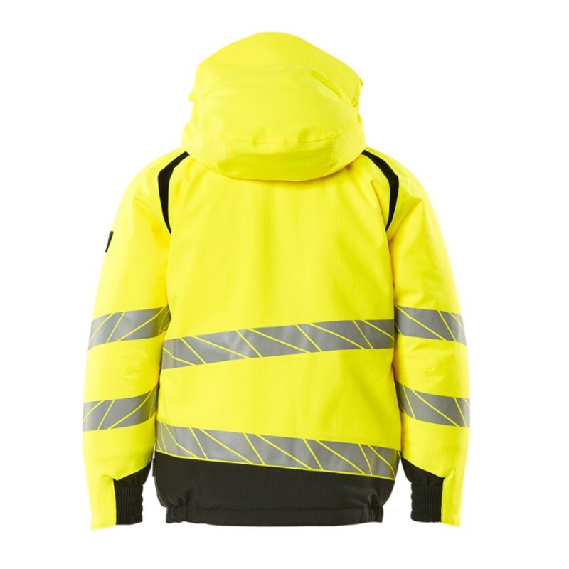 Mascot Safe 19935 Winter Jacket For Children Hi-vis Yellow / Black
