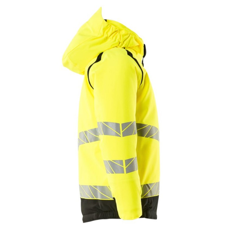 Mascot Safe 19935 Winter Jacket For Children Hi-vis Yellow / Black