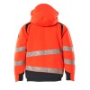 Mascot Safe 19935 Winter Jacket For Children Hi-vis Red / Dark Navy