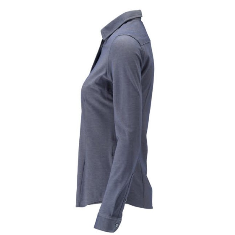Mascot Frontline 20014 Ladies Shirt Blue Flecked