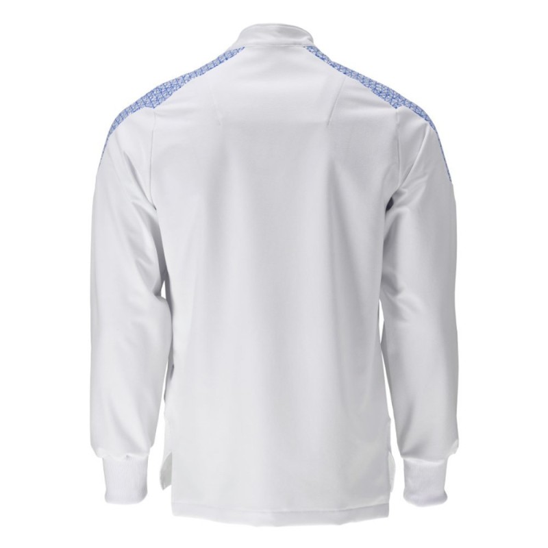 Mascot Food & Care 20052 Smock White Azure Blue