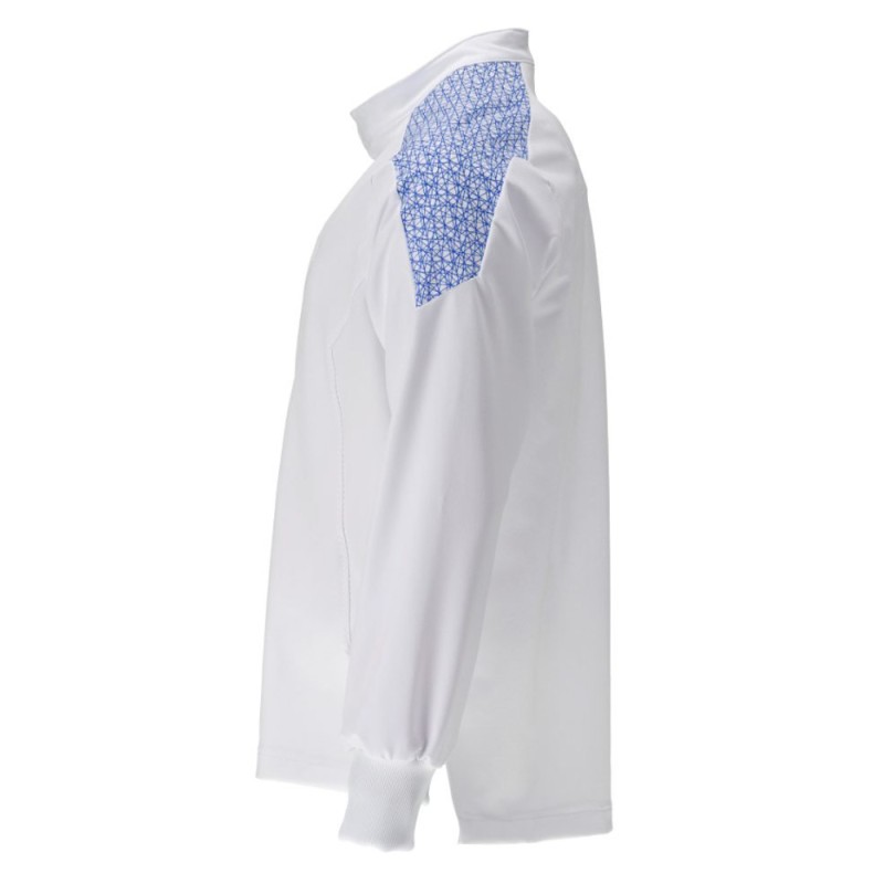 Mascot Food & Care 20054 Jacket White Azure Blue
