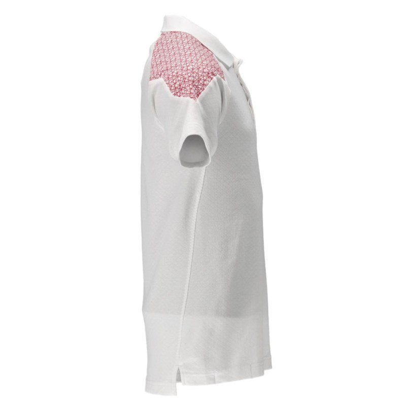 Mascot Food & Care 20083 Polo Shirt White Traffic Red