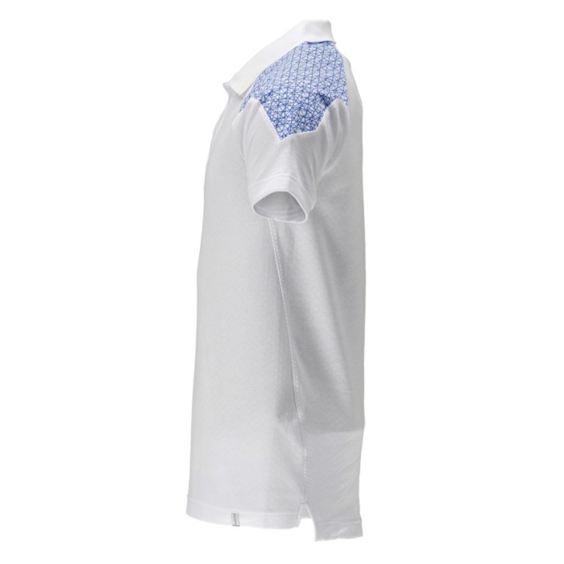Mascot Food & Care 20083 Polo Shirt White Azure Blue