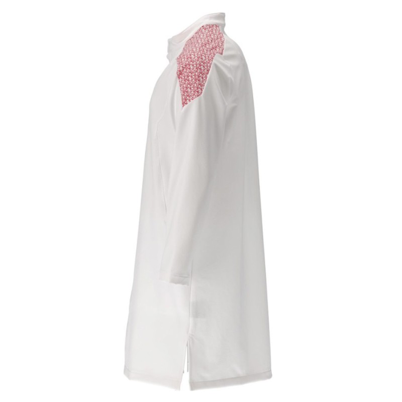 Mascot Food & Care 20154 Long Coat White Traffic Red