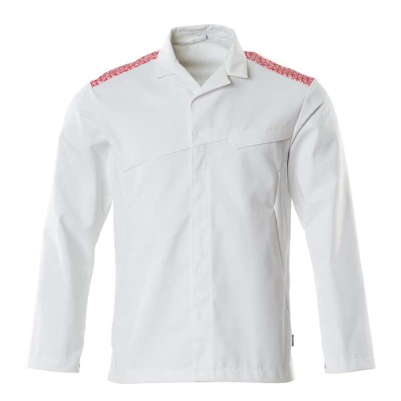 Mascot Food & Care 20254 Jacket White Traffic Red