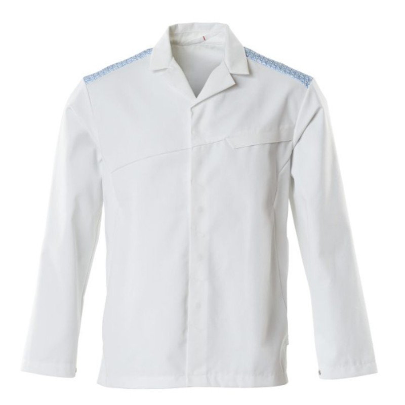 Mascot Food & Care 20254 Jacket White Azure Blue