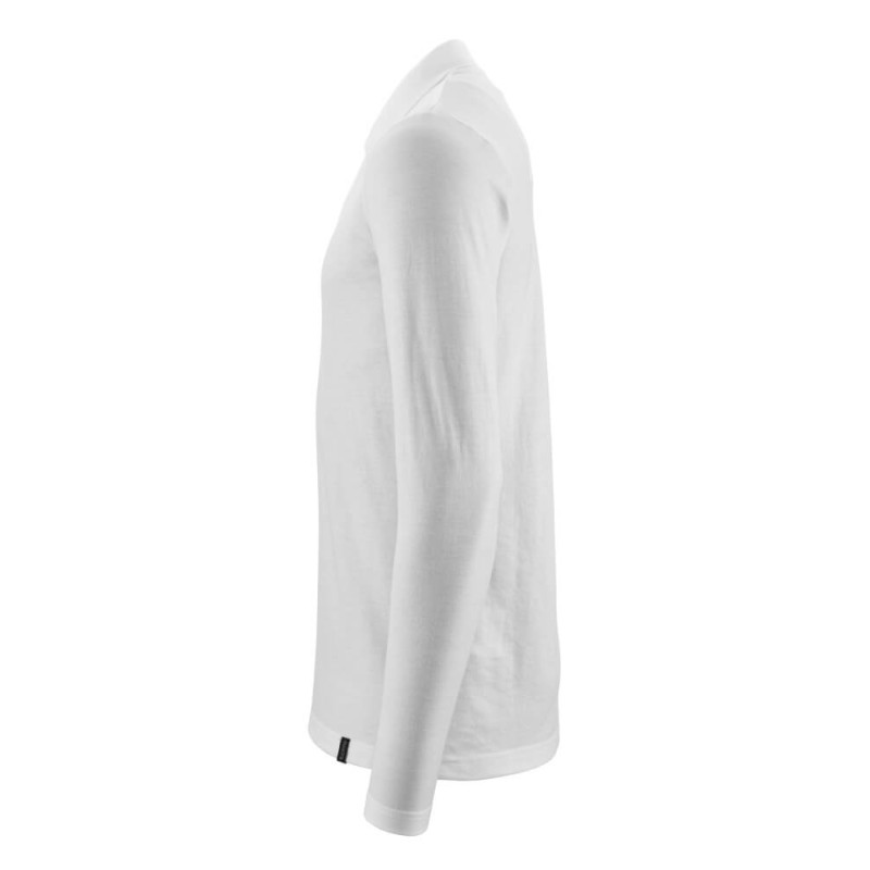 Mascot Crossover Prowash Polo Shirt Long-sleeved White