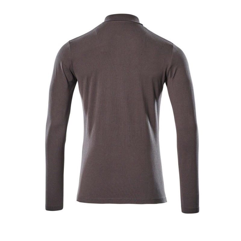 Mascot Crossover ProWash Polo Shirt long-sleeved Dark Anthracite